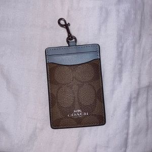 Coach ID lanyard In Signature Canvas